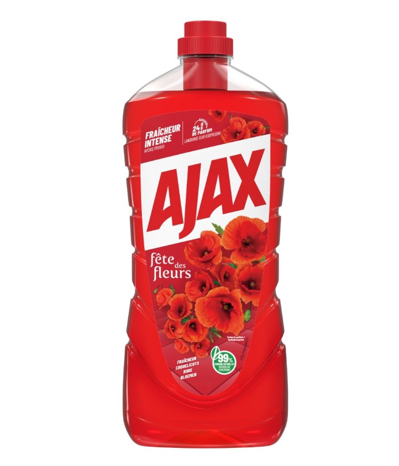 Ajax Allesreiniger Rode Bloemen 1,25ltr